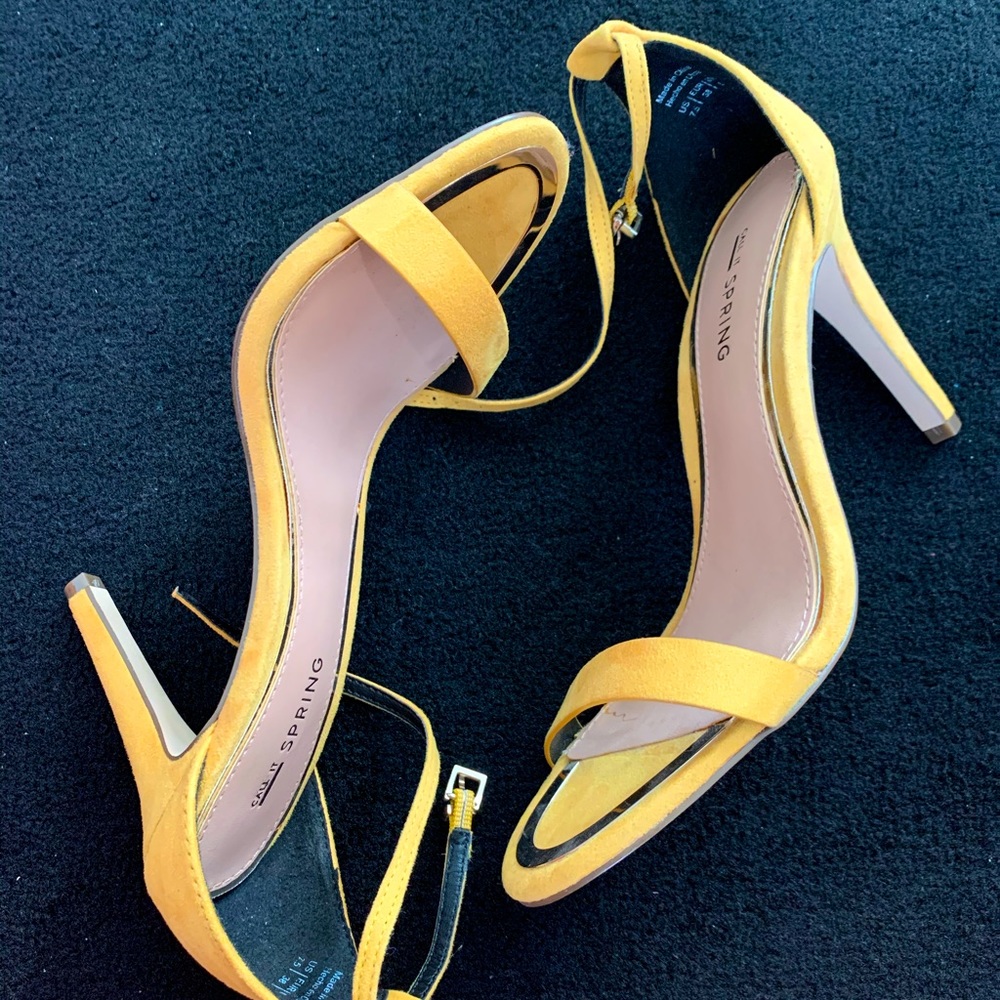 Mustard sandals